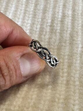 Silver summer toe  ring